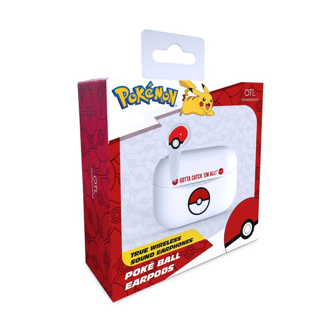 OTL Technologies Pokémon Pokéball TWS Bluetooth Headset Red