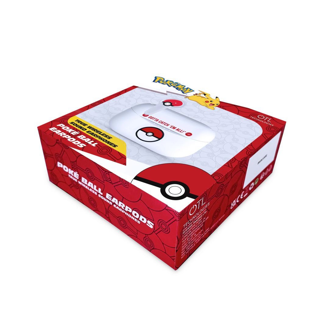 OTL Technologies Pokémon Pokéball TWS Bluetooth Headset Red