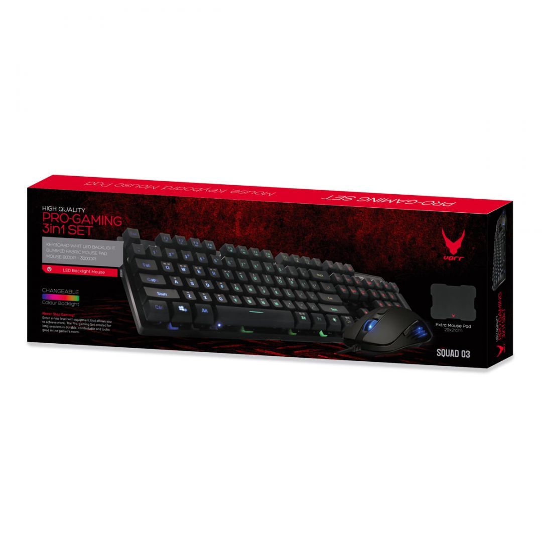 Platinet Varr 3in1 Pro Gaming Set Black US