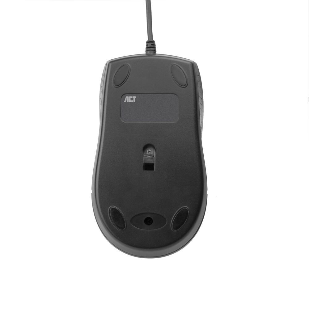 ACT AC5006 Wired Full-Size Optical Mouse Black ACT AC5006 Wired Full-Size Optical Mouse Black