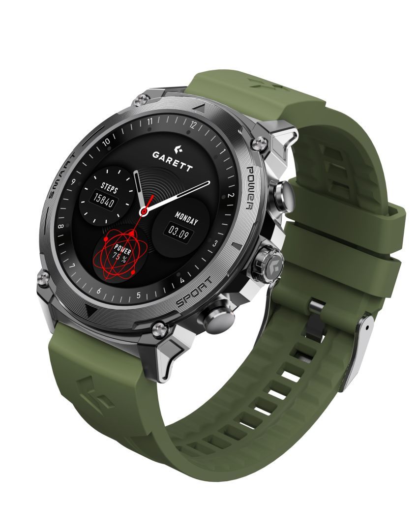 GARETT Atom Smartwatch Silver Steel