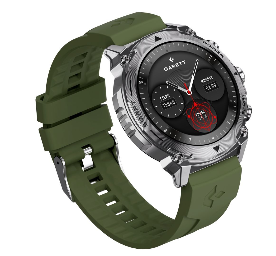 GARETT Atom Smartwatch Silver Steel