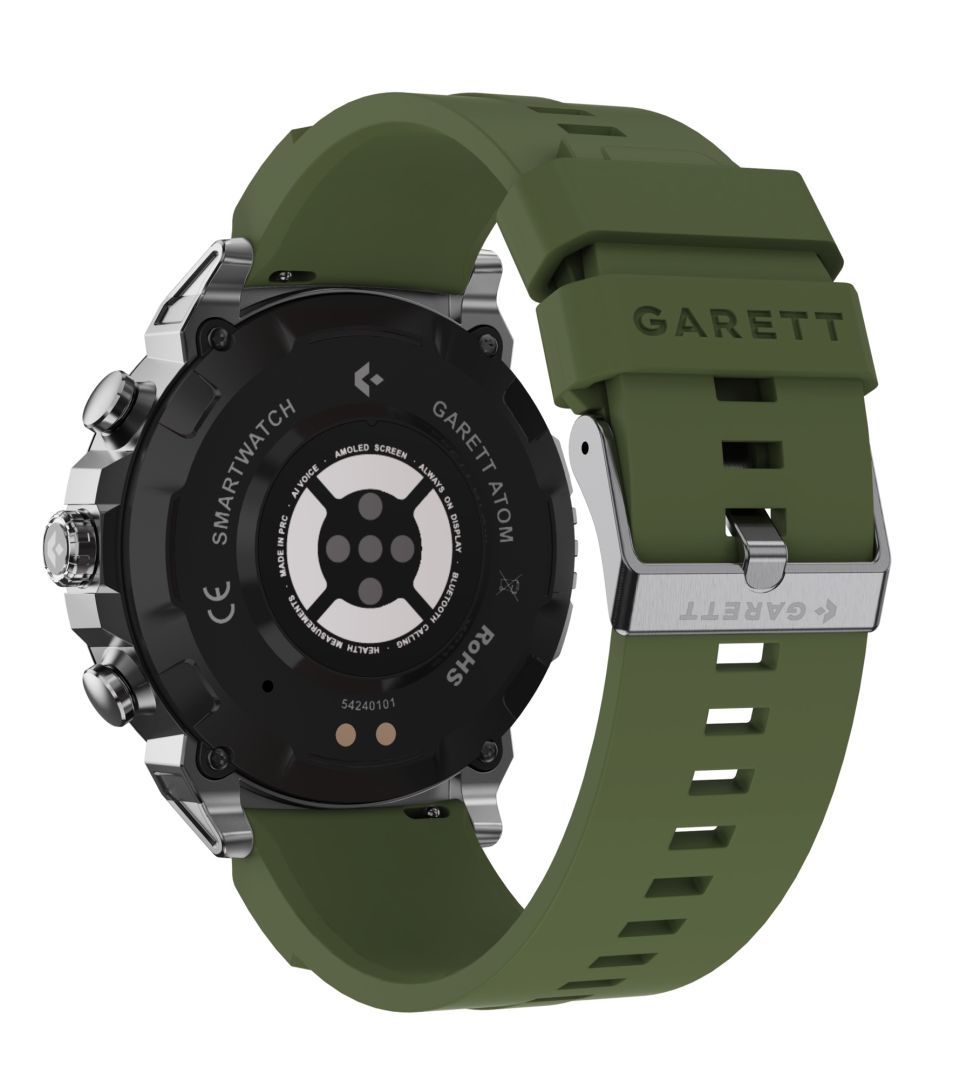 GARETT Atom Smartwatch Silver Steel