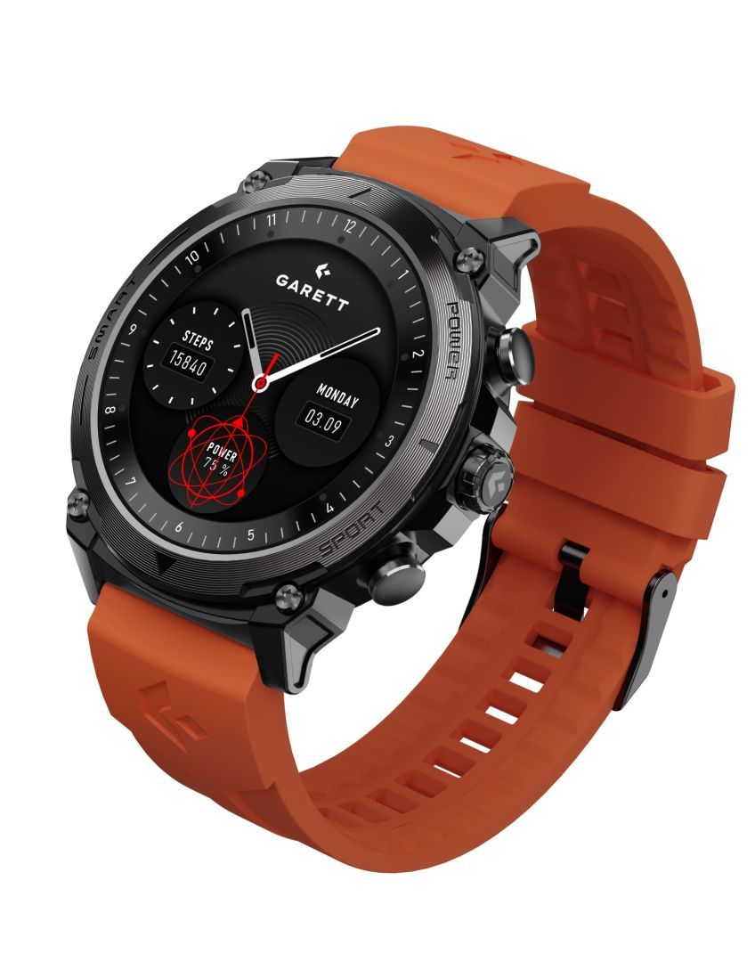 GARETT Atom Smartwatch Black Steel