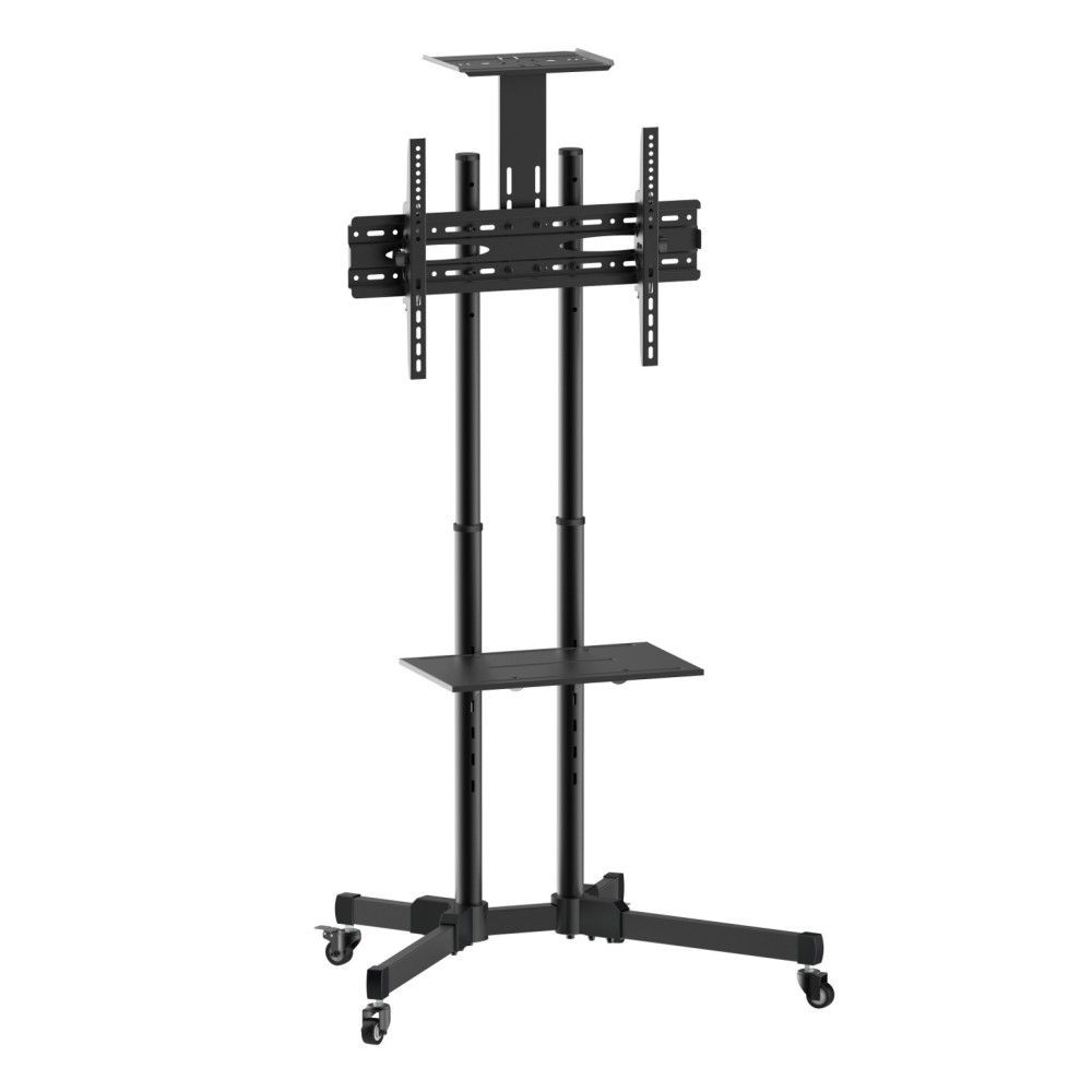 TECHLY Floor Trolley with Shelf LCD/LED/Plasma 37"-70" Black