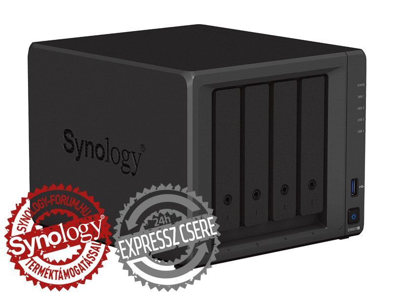 Synology NAS DS923+ (8GB) (4xHDD + 2xM.2 SSD)