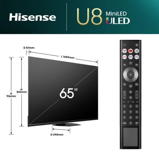 Hisense 65" 65U8NQ LED Smart