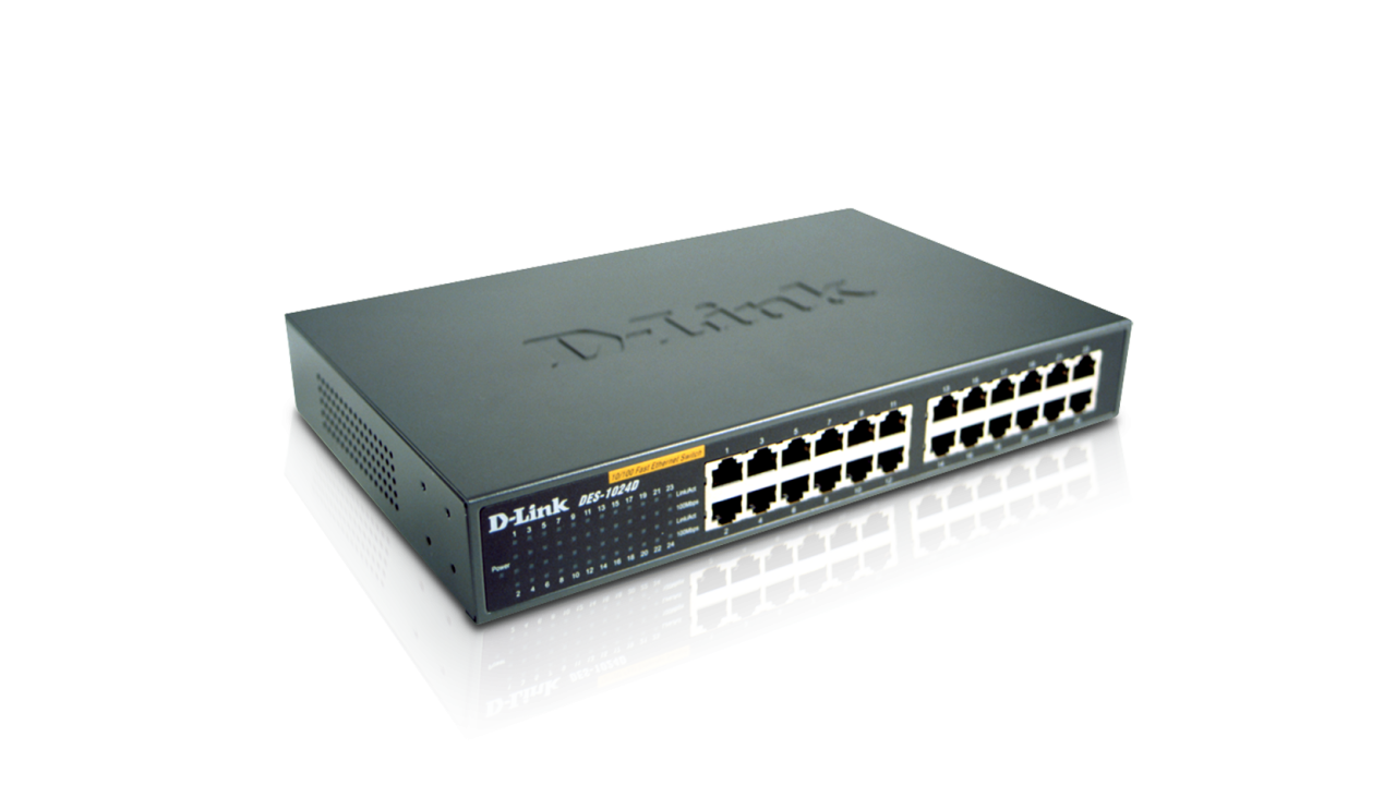 D-Link DES-1024D 24 Port 10/100Mbit Desktop Switch