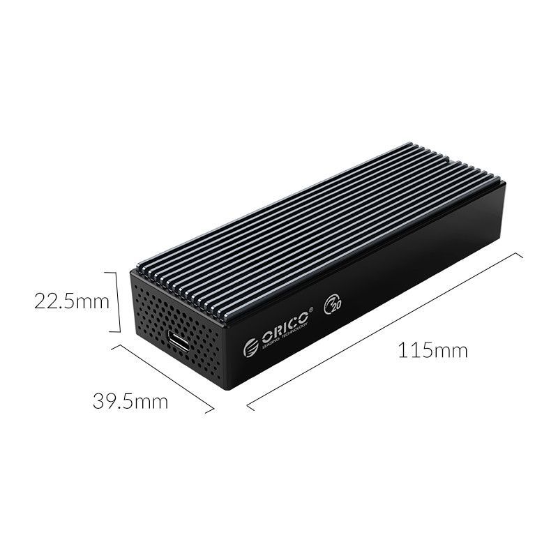 Orico M.2 NVMe SSD Enclosure Black