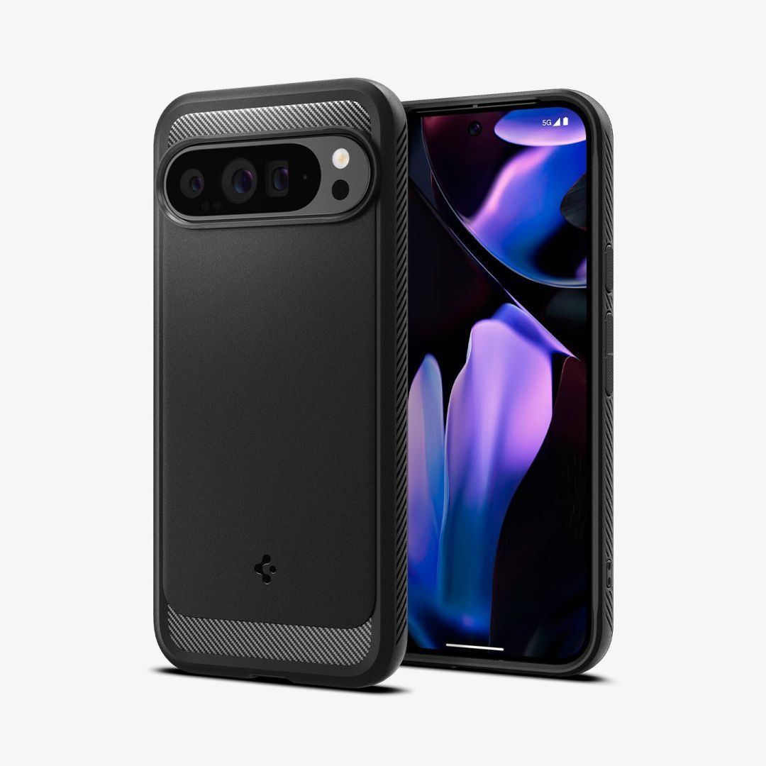 Spigen Rugged Armor Google Pixel 9 Pro XL Matte Black