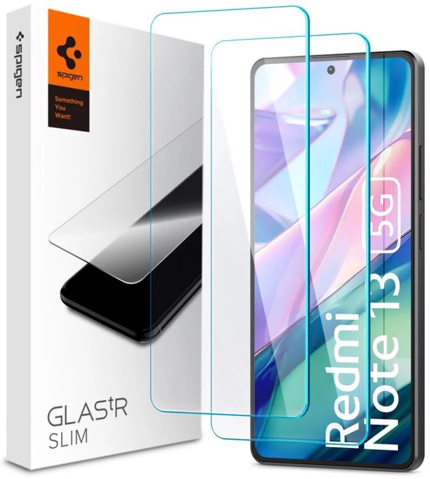 Spigen Glass tR Slim Xiaomi Redmi Note 13 5G 2 pack