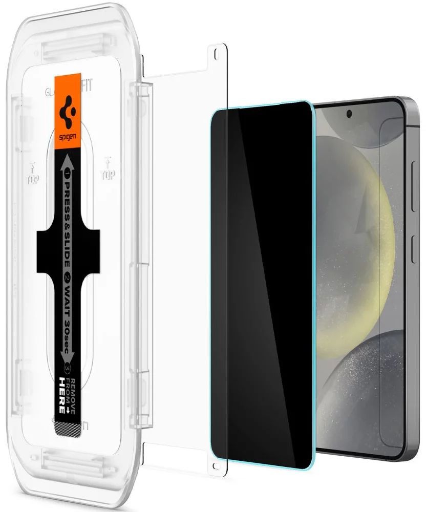 Spigen Glass tR EZ Fit Privacy 2 Pack Samsung Galaxy S24