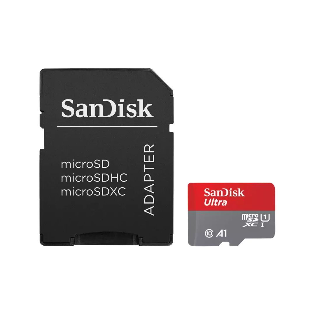 Sandisk 128GB microSDXC Ultra Class10 U1 A1 + adapterrel