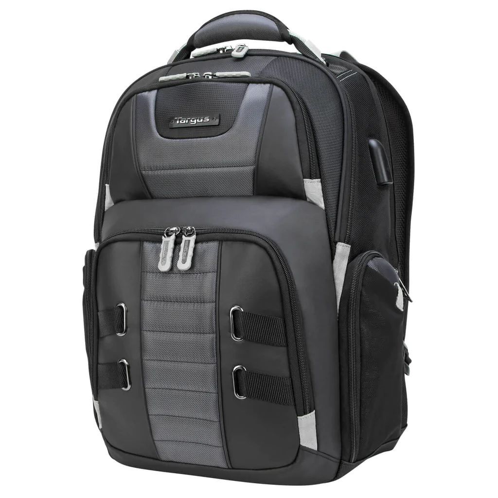 Targus DrifterTrek Laptop Backpack with USB Power Pass-Thru 15,6" Black