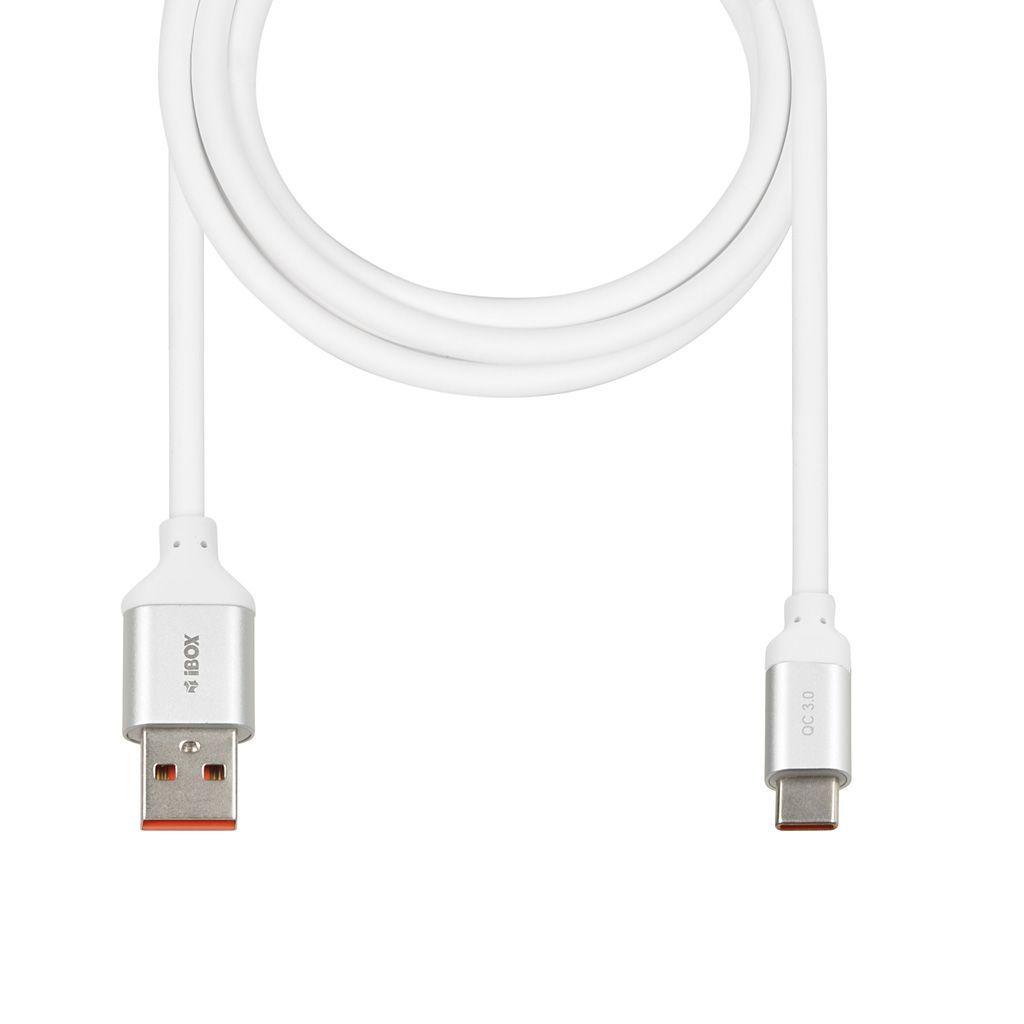 iBox IKUMTCWQC USB-A - USB-C Cable 1,5m White