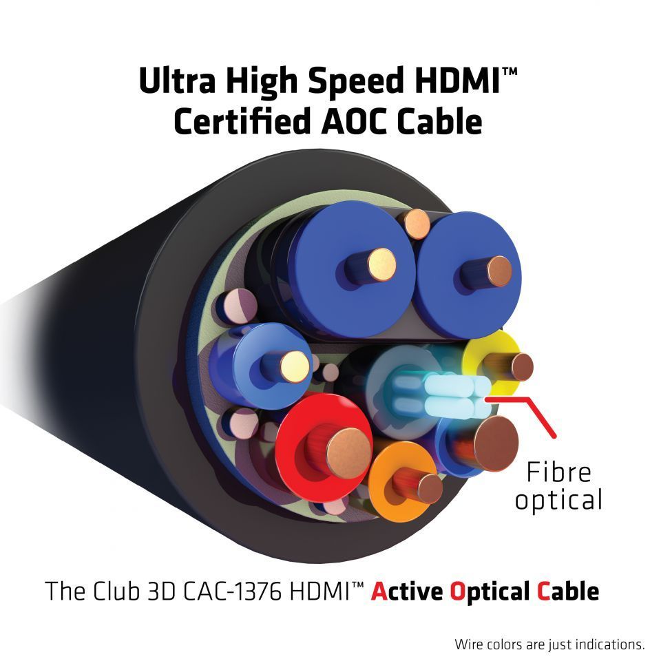 Club3D Ultra High Speed HDMI cable 10m Black