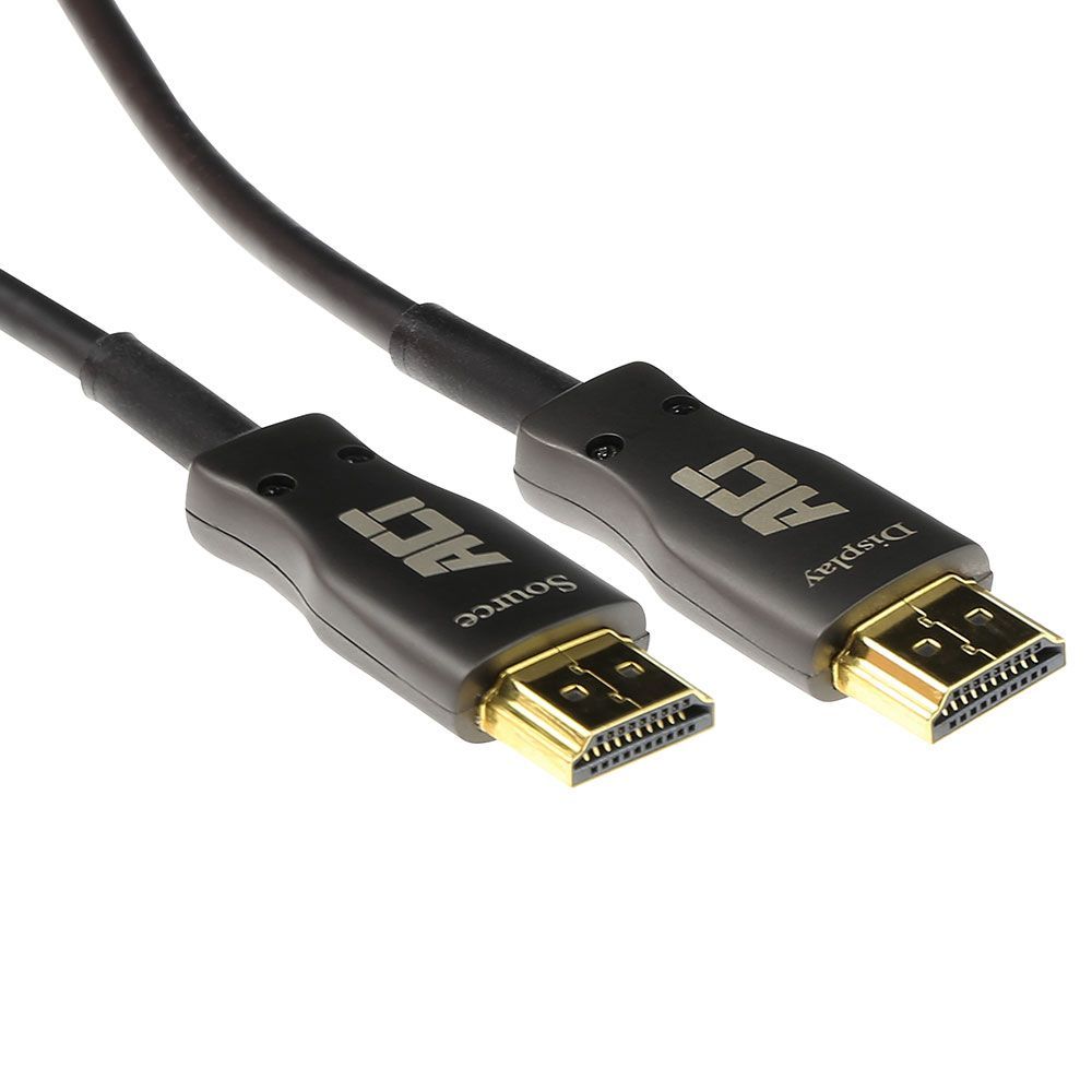 ACT HDMI v2.0 active optical HDMI-A male - HDMI-A male cable 15m Black