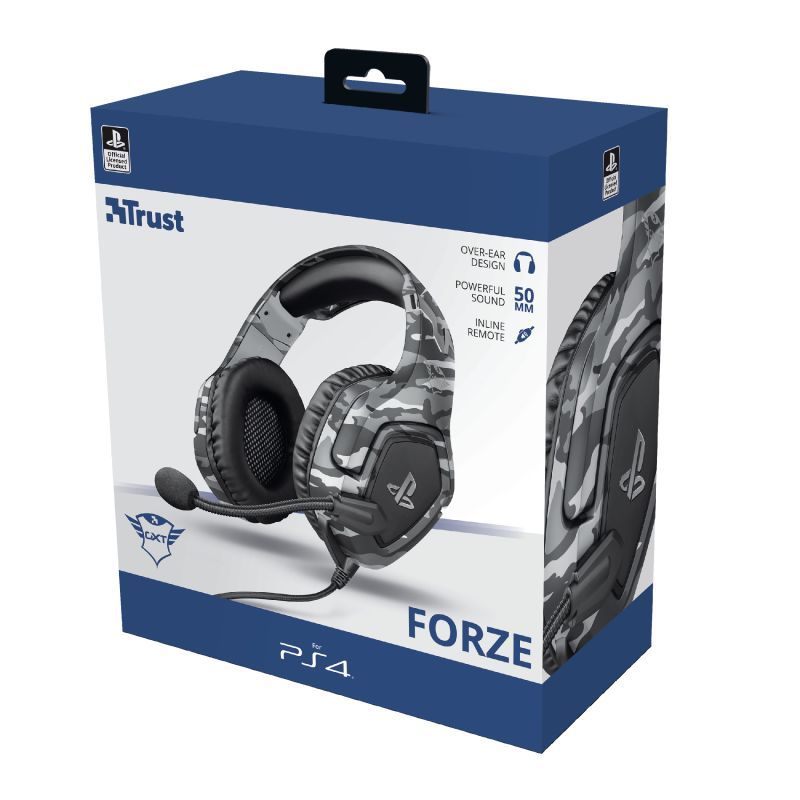 Trust GXT 488 Forze-G PS4 Gaming Headset Grey