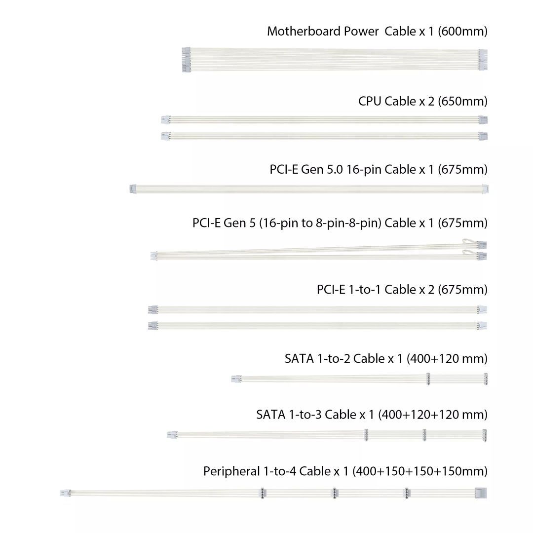 Asus 1000W 80+ Gold TUF Gaming White Edition