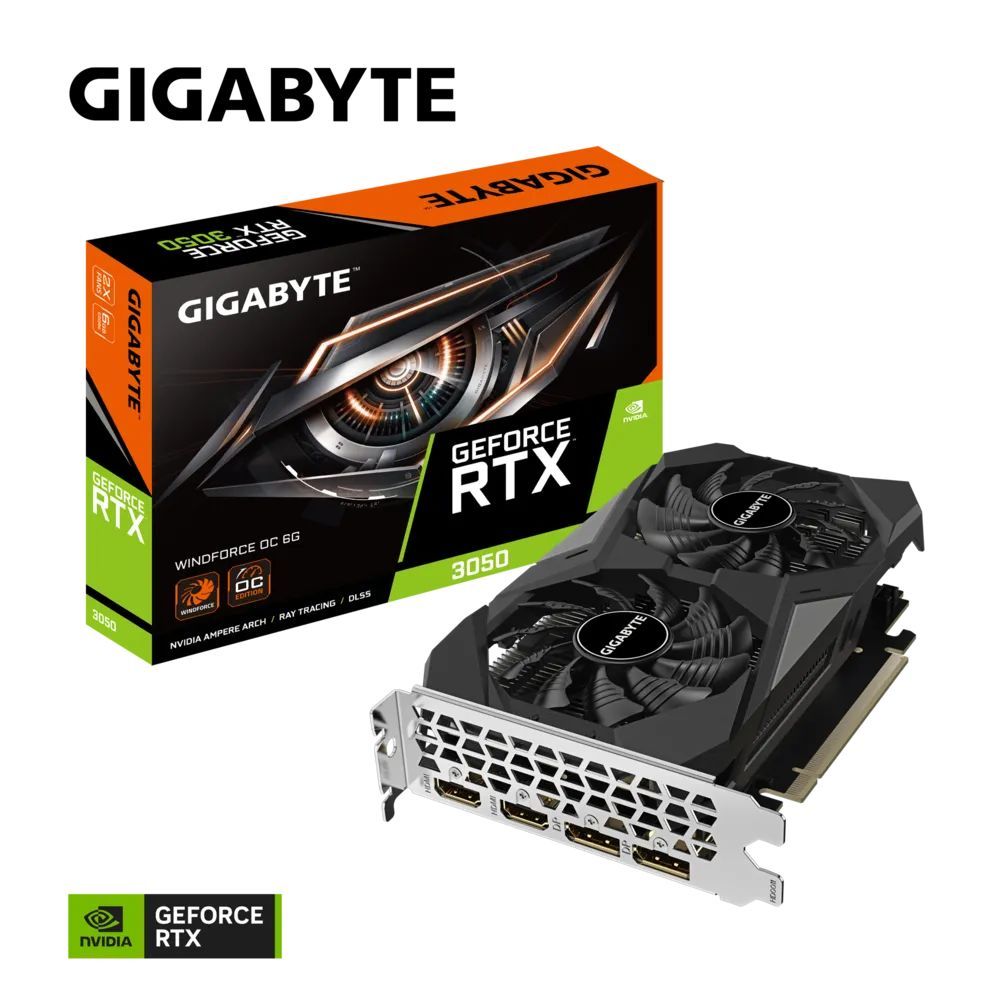 Gigabyte RTX3050 WINDFORCE OC 6G