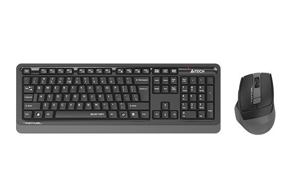 A4-Tech FGS1035Q Wireless Keyboard Combo Grey US