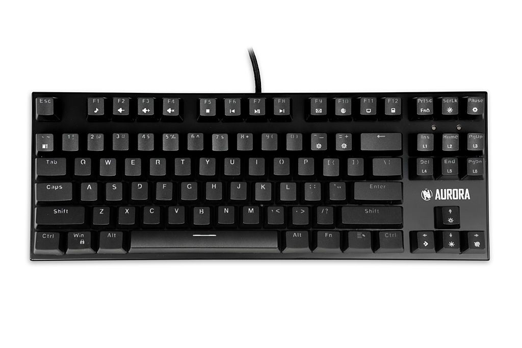 iBox Aurora K-2R Mechanical Blue Switch Gaming Keyboard Black US