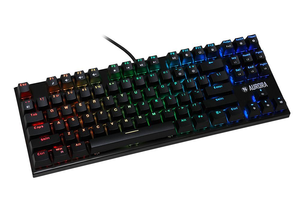 iBox Aurora K-2R Mechanical Blue Switch Gaming Keyboard Black US