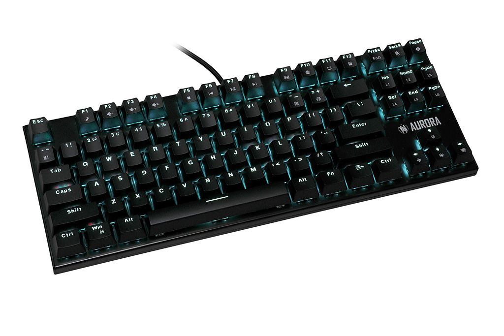 iBox Aurora K-2R Mechanical Blue Switch Gaming Keyboard Black US