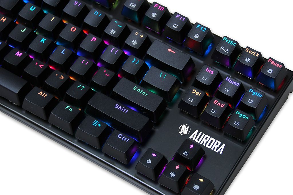 iBox Aurora K-2R Mechanical Blue Switch Gaming Keyboard Black US