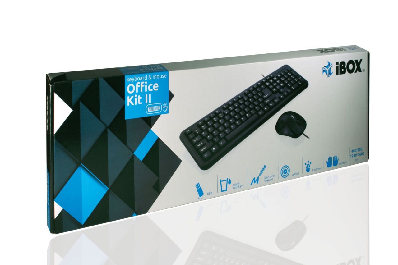 iBox Office Kit II Keyboard Combo Black US