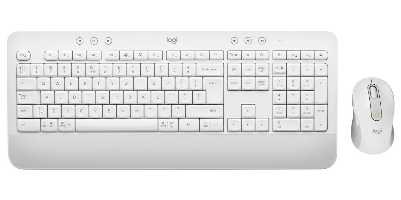 Logitech Signature MK650 Combo for Business Wireless Keyboard+Mouse Off-White UK