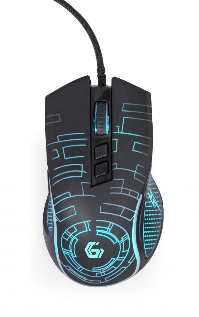 Gembird MUSG-RGB-01 Gaming mouse Black