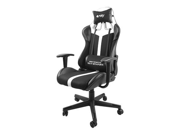 FURY Avenger XL Gaming Chair Black/White