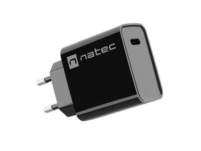 natec Ribera Wall Charger Black