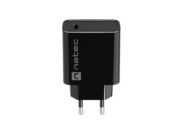 natec Ribera Wall Charger Black