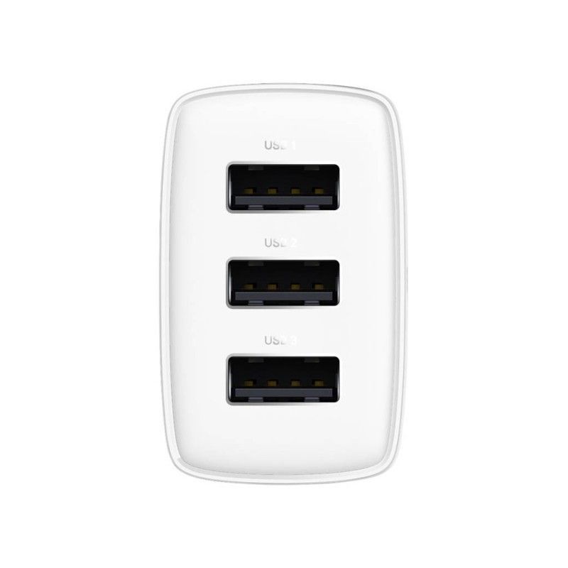 Baseus Compact 17W Wall Charger White