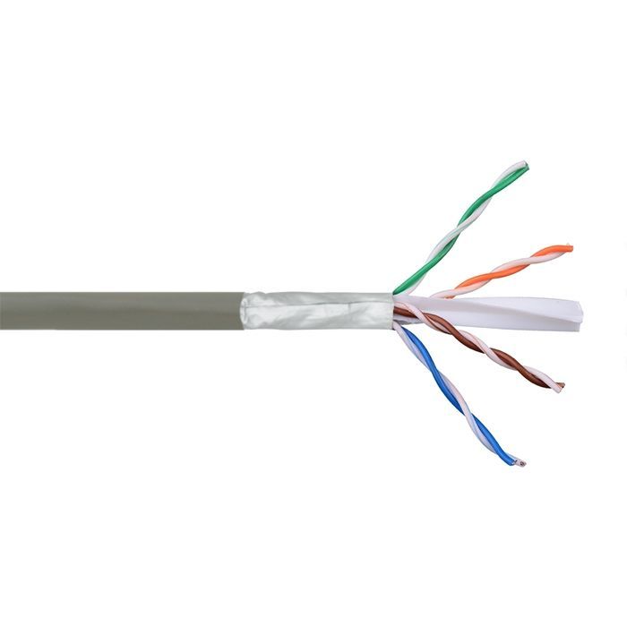 Delight CAT6 U-FTP Installation cable 305m Grey