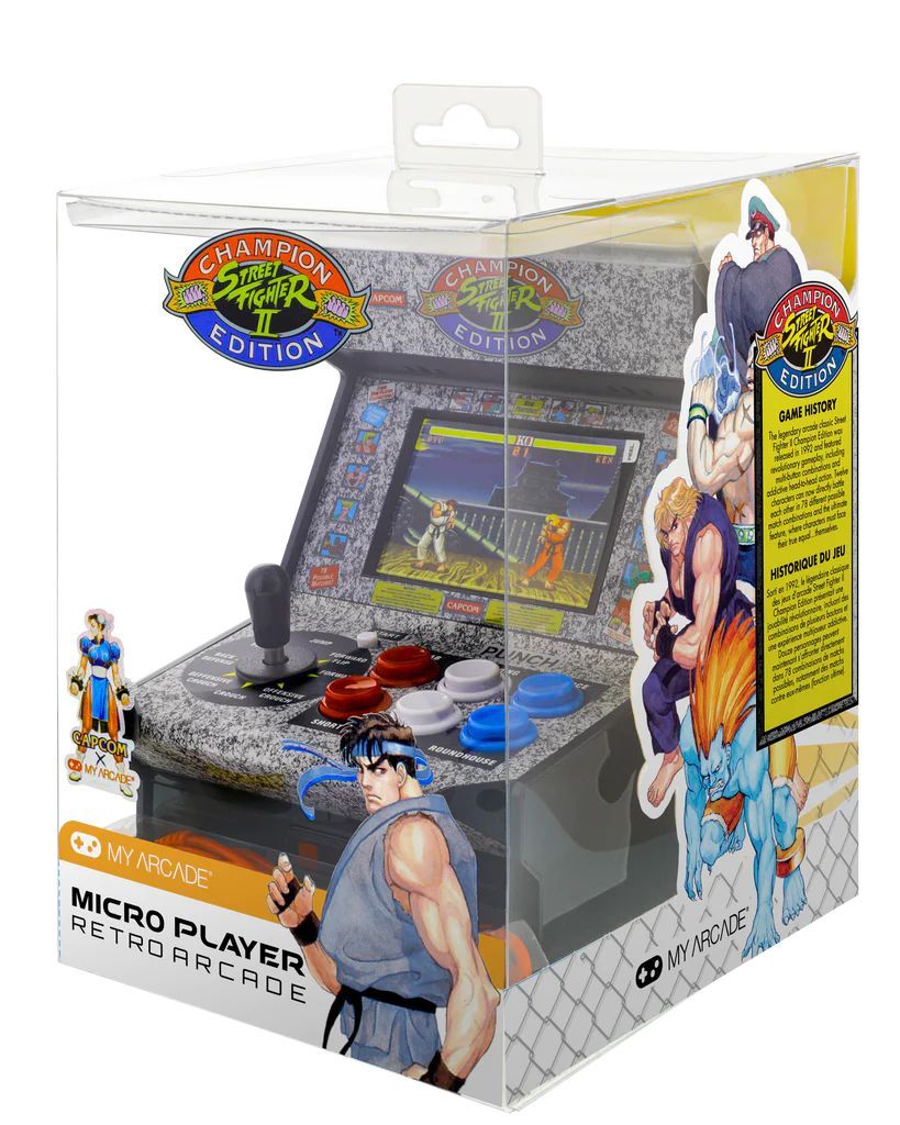 MY ARCADE Street Fighter II Champion Edition Micro Player