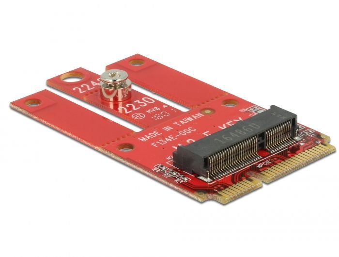 DeLock Adapter Mini PCIe > M.2 Key E slot