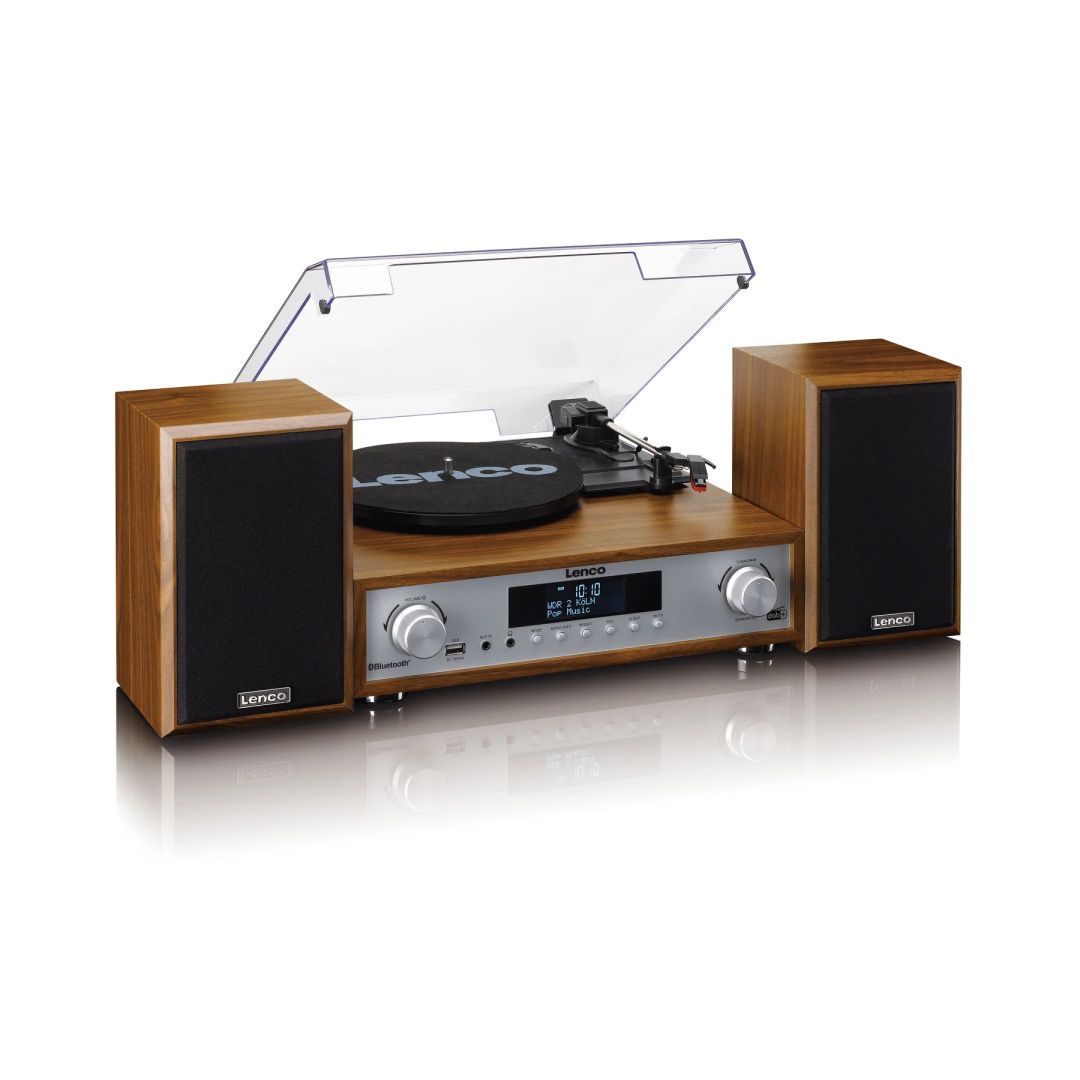 Lenco MC-160WD Hifi Stereo System Wood