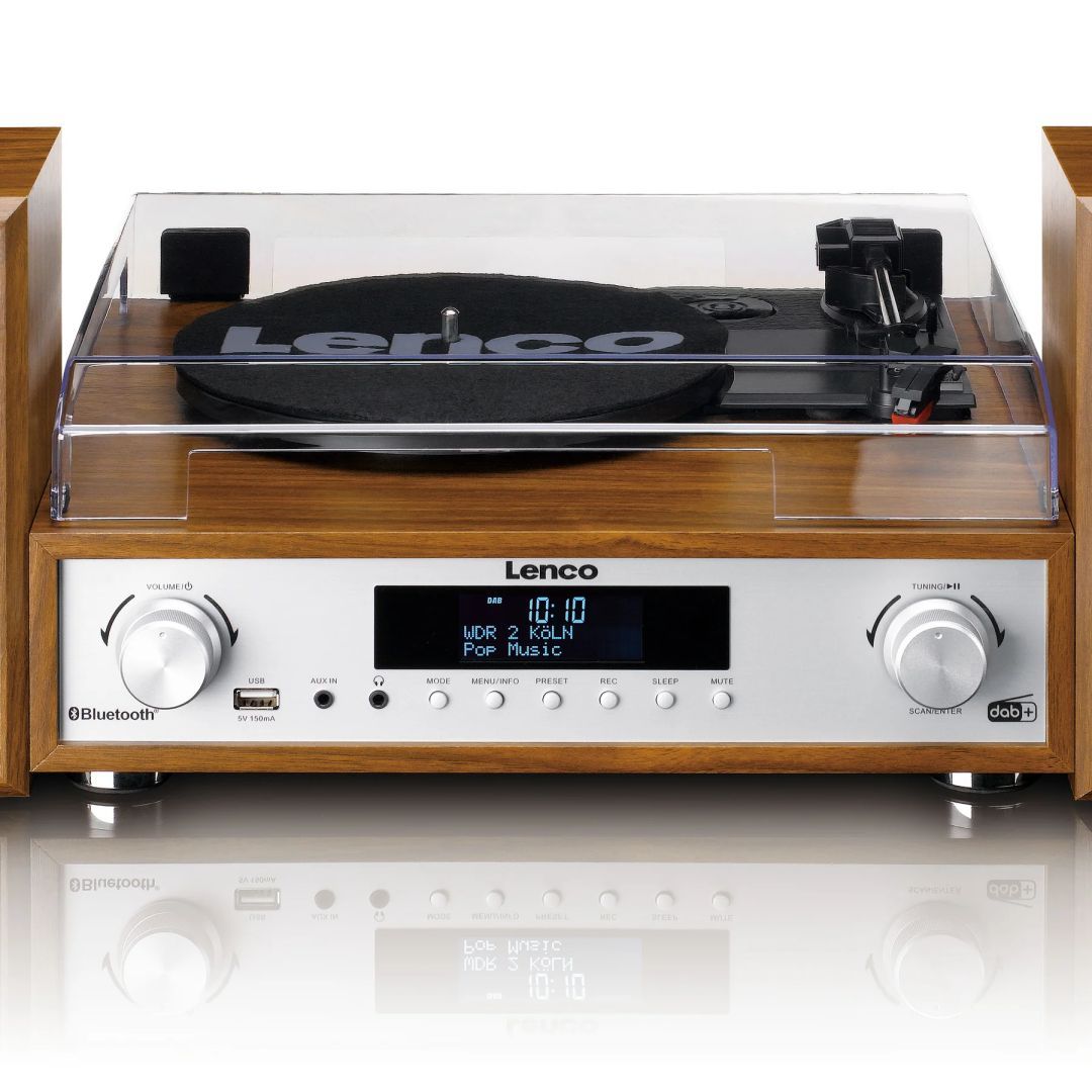 Lenco MC-160WD Hifi Stereo System Wood