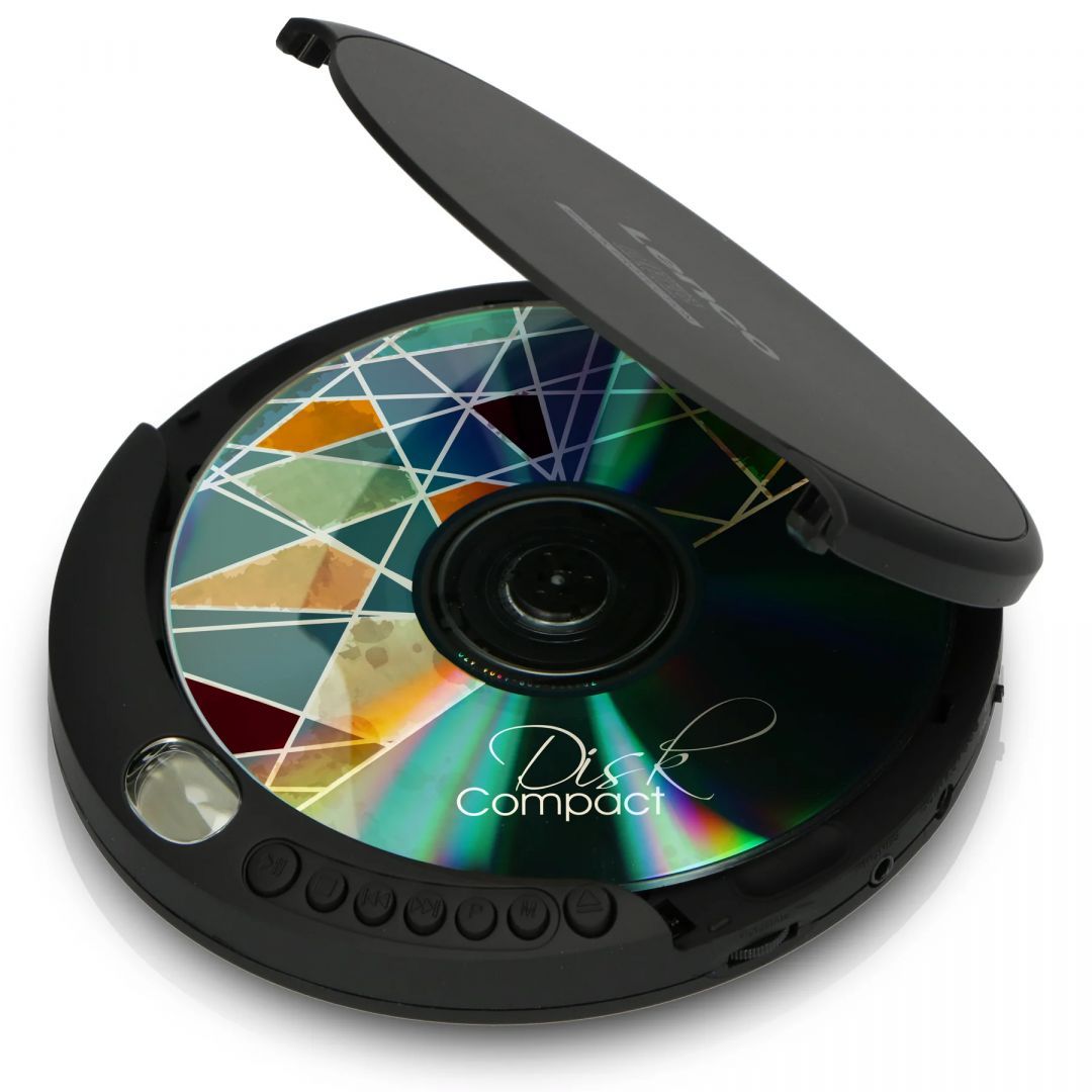 Lenco CD-200 Portable CD-Player with Anti-shock Black