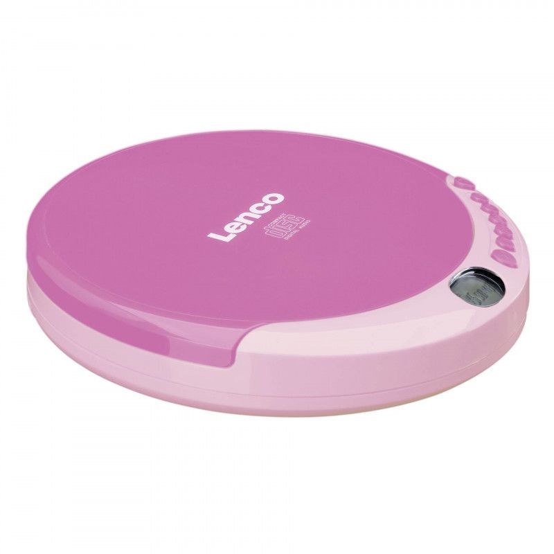 Lenco CD-011 Portable CD player Pink