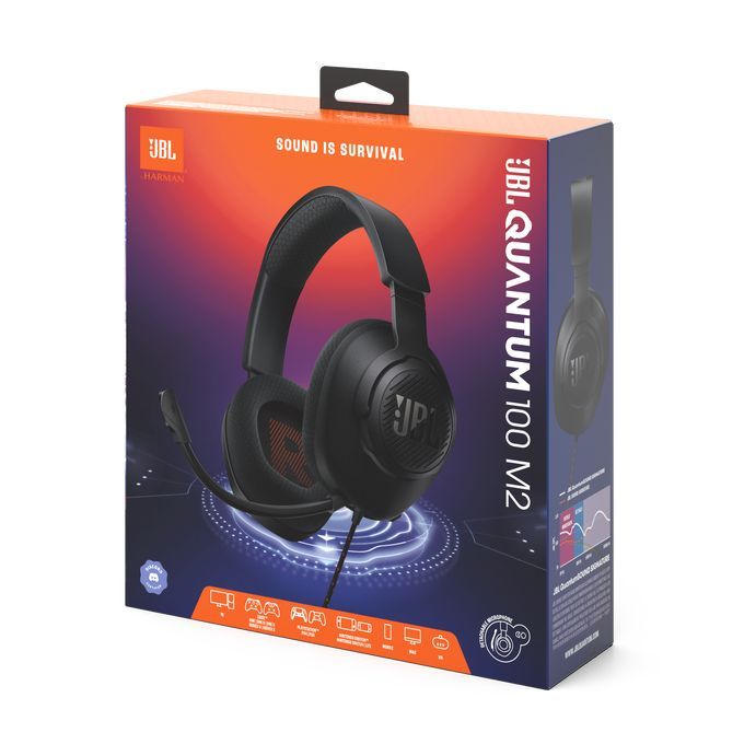 JBL Quantum 100 M2 Gaming Headset Black