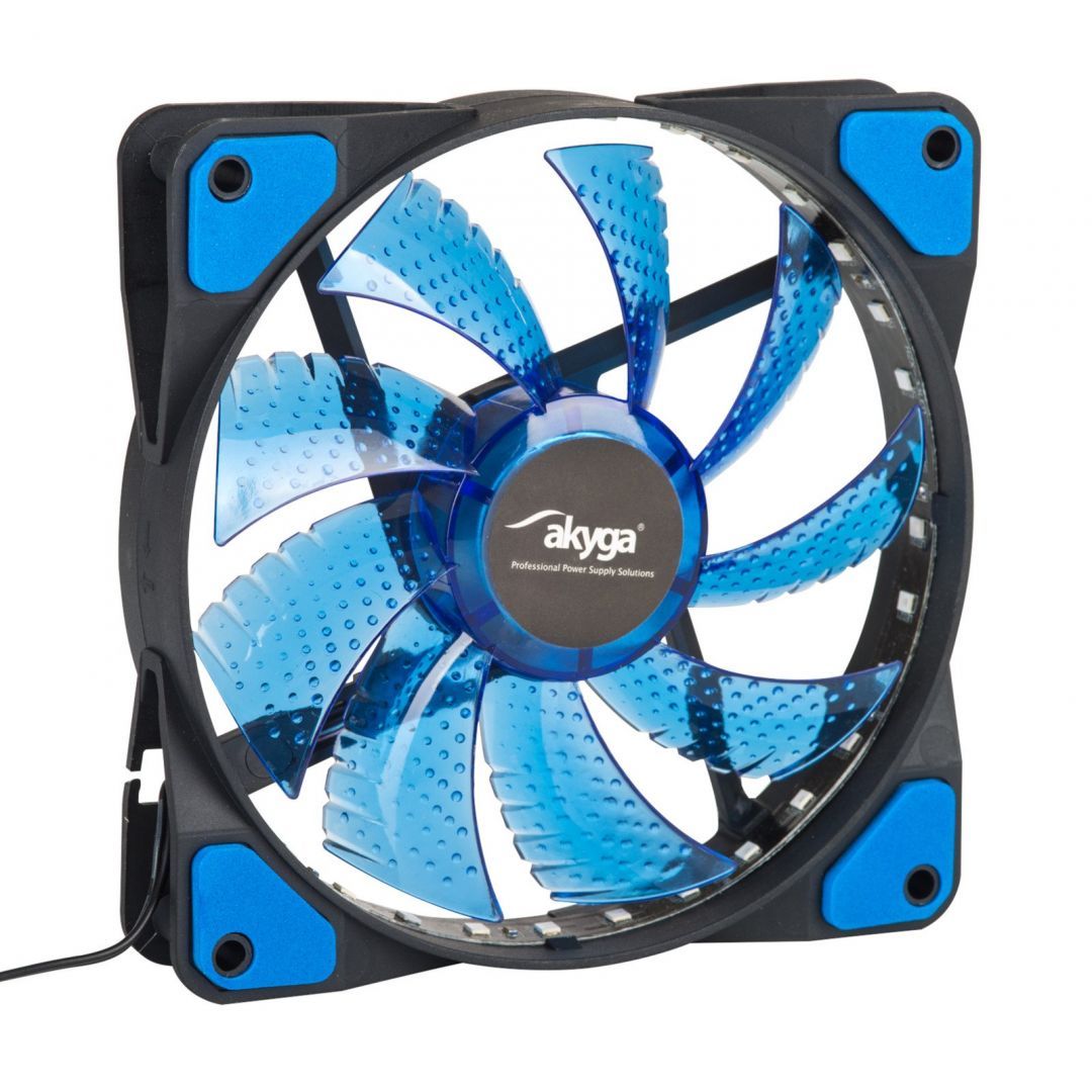 Akyga AW-12E-BL System Fan 12cm Blue LED