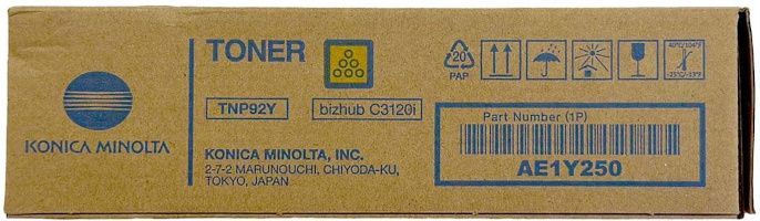 Konica Minolta TNP92 Yellow toner