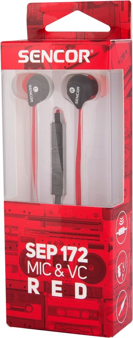 Sencor SEP 172 Headset Red