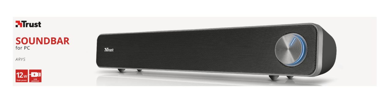 Trust Arys Soundbar for PC Black