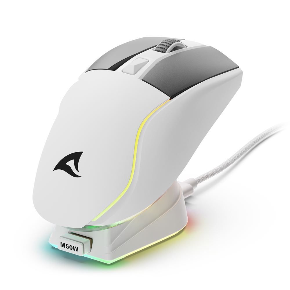 Sharkoon Skiller SGM50W RGB Wireless Gaming Mouse White