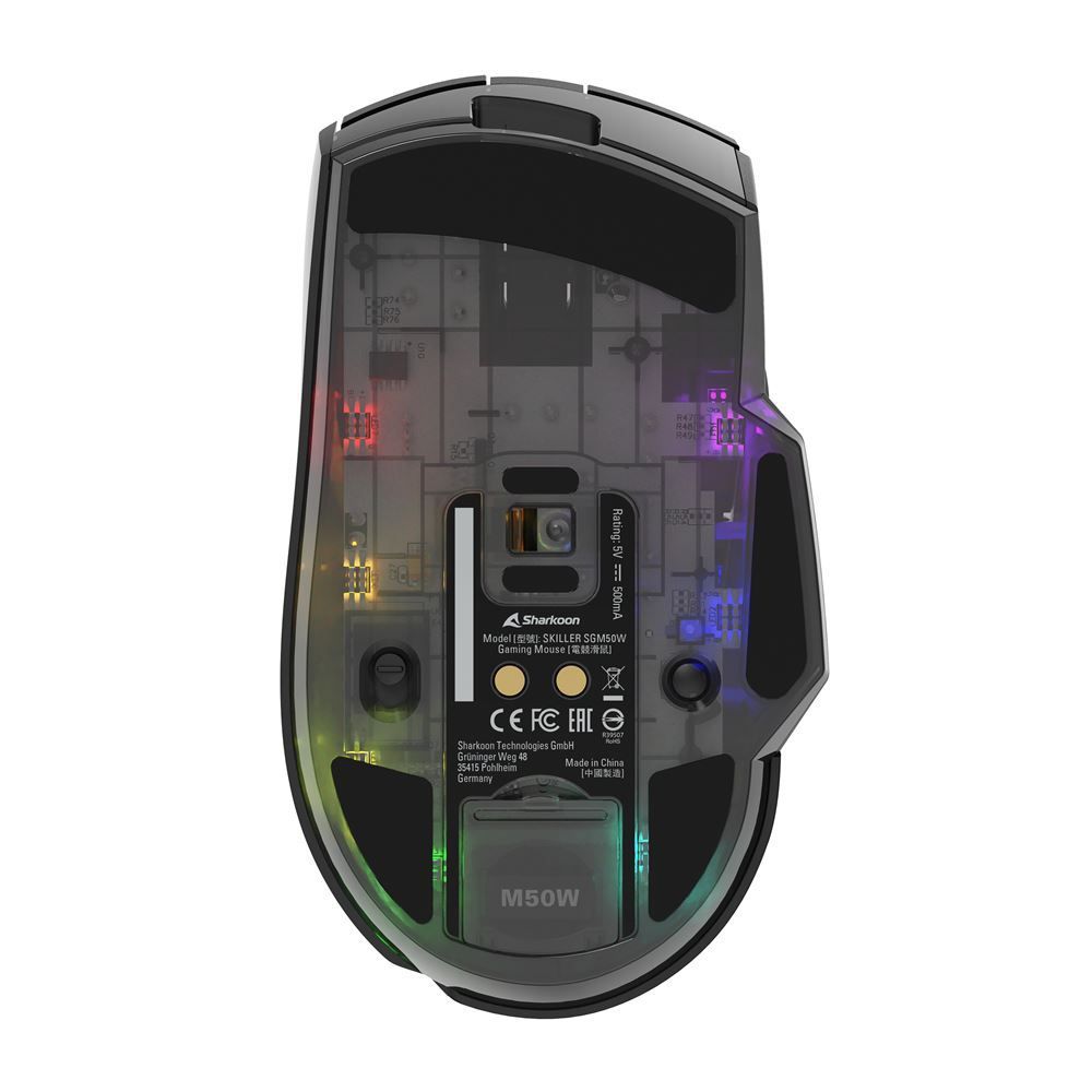 Sharkoon Skiller SGM50W RGB Wireless Gaming Mouse Black